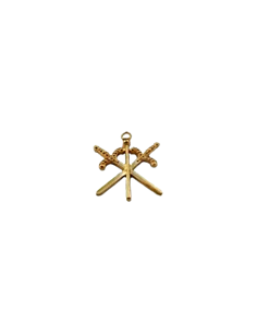 Bijou d'officier Maître de Cérémonie Doré