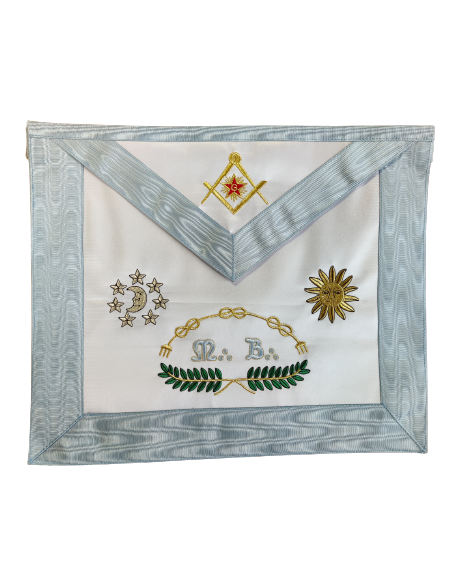 Tablier Maître RF Satin ou Cuir (Rite Français)