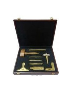 Coffret Bois 9 Dorés Outils RSE