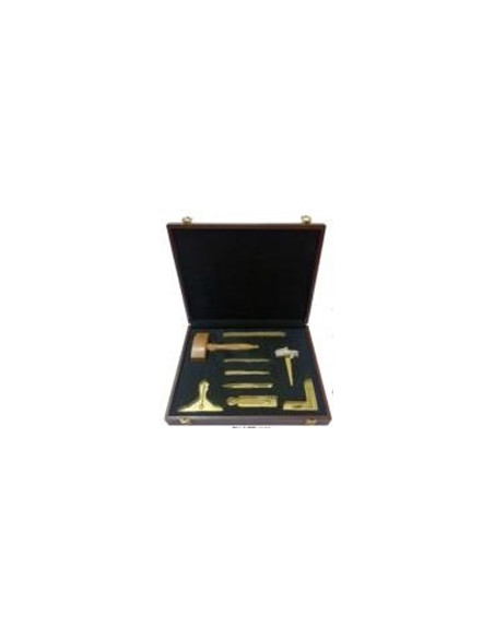 Coffret Bois 9 Dorés Outils RSE