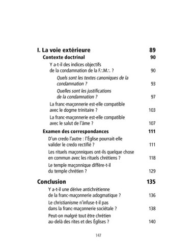 Peut-on être franc-maçon et Chrétien ? (...