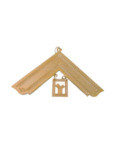 Bijou Passé Vénérable Maitre (équerre + Pythagore) Doré...