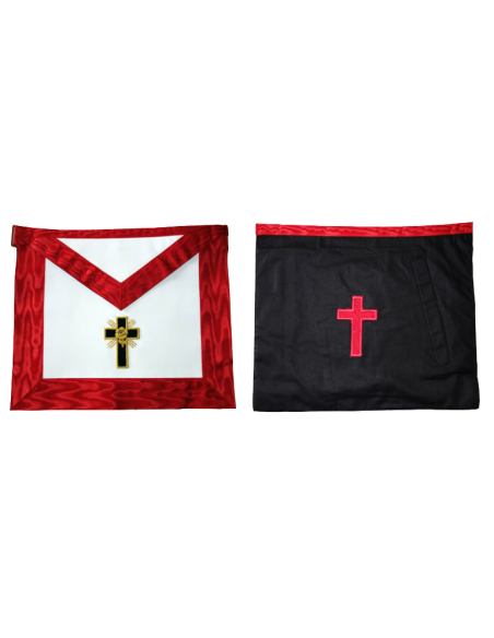 Tablier 18eme Degré Chevalier Rose-Croix SCPLF