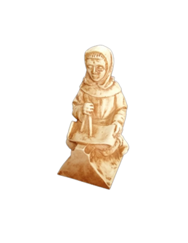 Statuette Maitre couleur sable