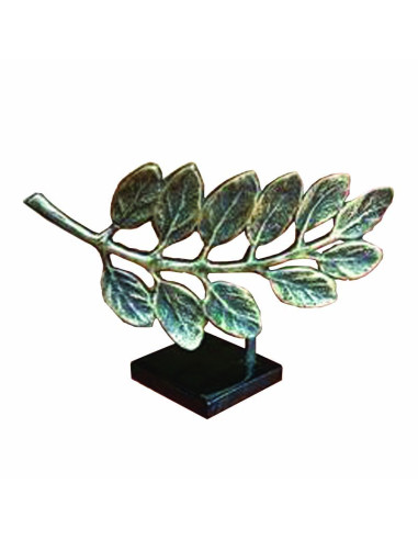 Feuille d'acacia en bronze