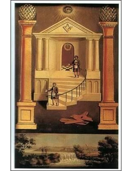 Tableau de loge 2eme Degré RSE (Rite Standard d'Ecosse)