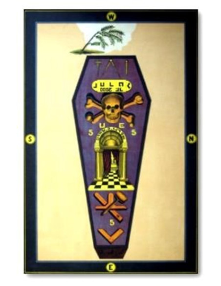 Tableau de loge 3eme Degré RSE (Rite Standard d'Ecosse)