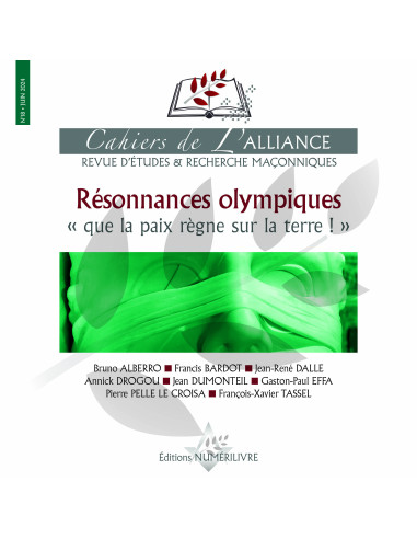 Cahiers de l'Alliance N°18 Résonnances Olympiques