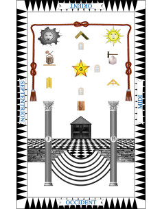 Tableau de loge 2eme Grade RF (Rite Français)