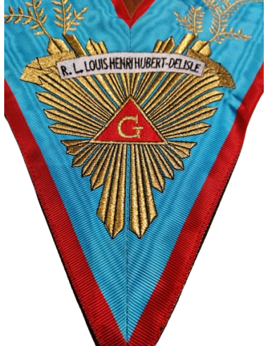 Sautoir V.M. Brodé Machine Brodé au nom de la...