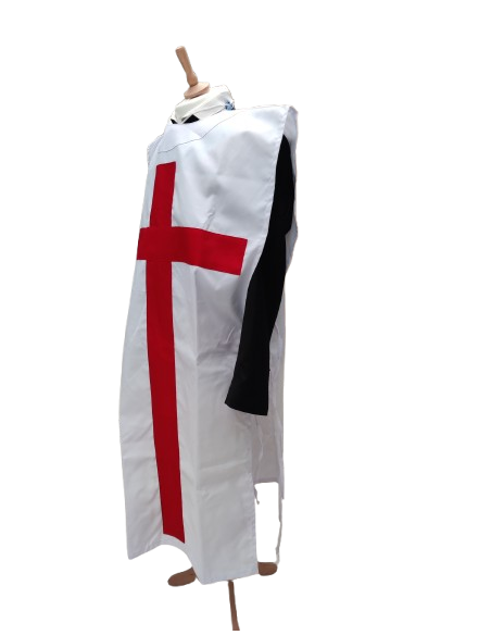 CHLAMYDE Blanche avec Croix Rouge