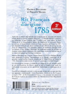 Rit Français d’origine 1785 dit Rit Primordial de France... 2