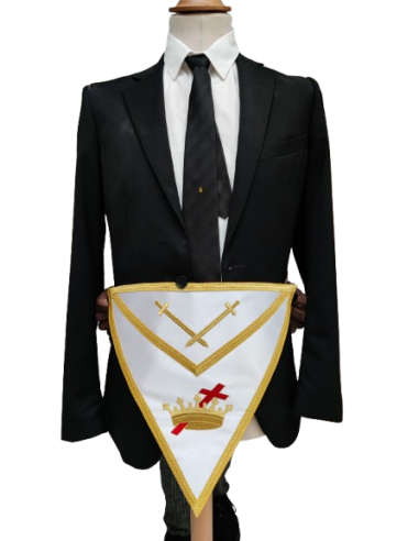 Tablier de Chevalier du Temple Réversible Satin