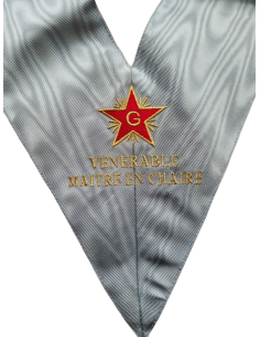Sautoir de Vénérable Maitre en Chaire RF (Rite Français)...