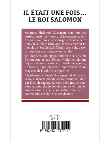 Salomon 1 Yves HIVERT-MESSECA Collection Enjeux...