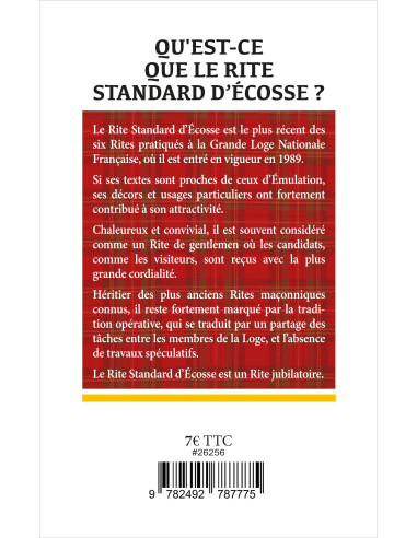 Qu'est-ce que le Rite Standard d'Écosse ?...