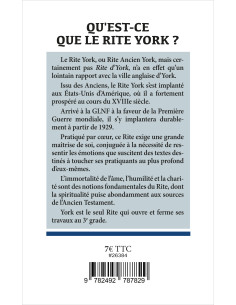 Qu'est-ce que le Rite York ? Collection Enjeux... 2