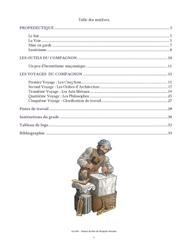 LIVRET D'INSTRUCTION COMPAGNON 2 EME DEGRE...