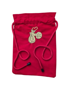 Aumônières Brodées Rouges - Tronc de la Veuve.