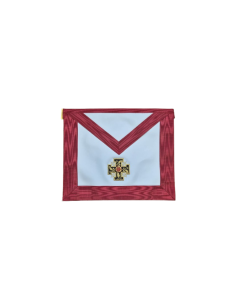 Tablier Prince Rose-Croix 18° degré Rite Ancien Primitif Memphis Misraïm