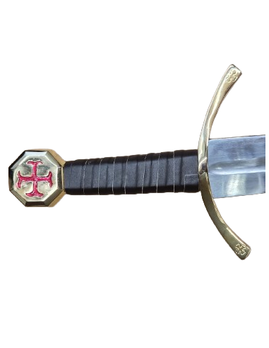 Epée (Glaive) Chevalier templier avec fourreau...