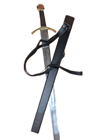 Epée (Glaive) Chevalier templier avec fourreau...