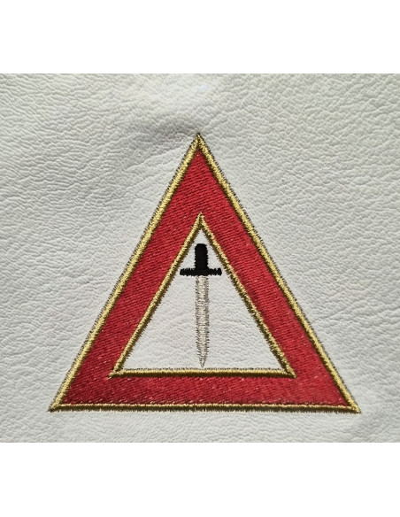 TABLIERS D'OFFICIERS (12 Pièces), CHAPITRE de l'Arche Royale RY (Rite York) ( Vendu par Eosphoros)