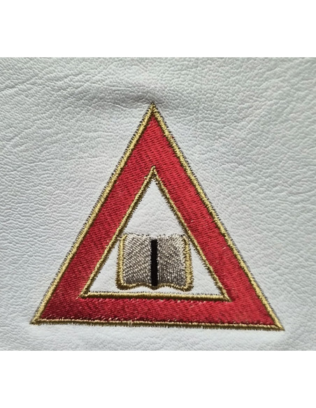 TABLIERS D'OFFICIERS (12 Pièces), CHAPITRE de l'Arche Royale RY (Rite York) ( Vendu par Eosphoros)