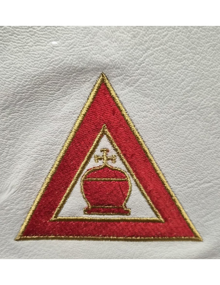 TABLIERS D'OFFICIERS (12 Pièces), CHAPITRE de l'Arche Royale RY (Rite York) ( Vendu par Eosphoros)