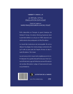 Le Rituel style Émulation expliqué F.Inman (Vendu par... 2
