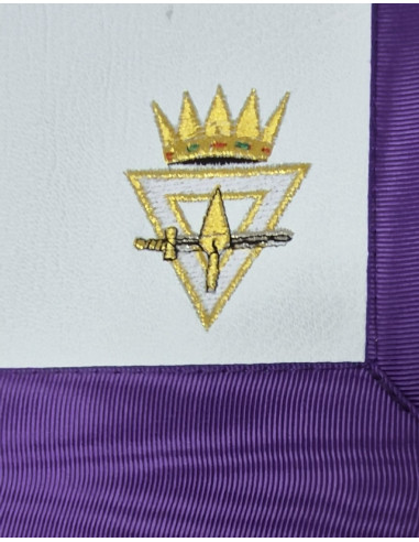 Tablier Cuir Passé Maitre Choisi (Cryptique GLOMA)