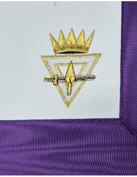 Tablier Cuir Passé Maitre Choisi (Cryptique GLOMA)