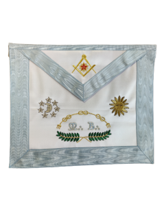 copy of Tablier Maître RF Satin ou Cuir (Rite Français)