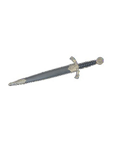 Dague  Veilleur des Runes – 30 cm Fourreau noir (Option Gravure personnalisée)