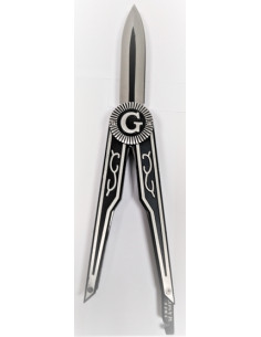 Couteau Franc-Maçon avec boite 2