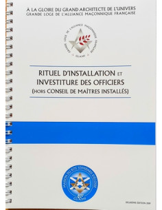 Rituel Cérémonie d'Installation et Investiture des...