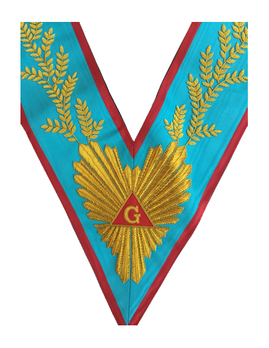 Sautoir de Vénérable Maître REAA (Rite Ecossais...