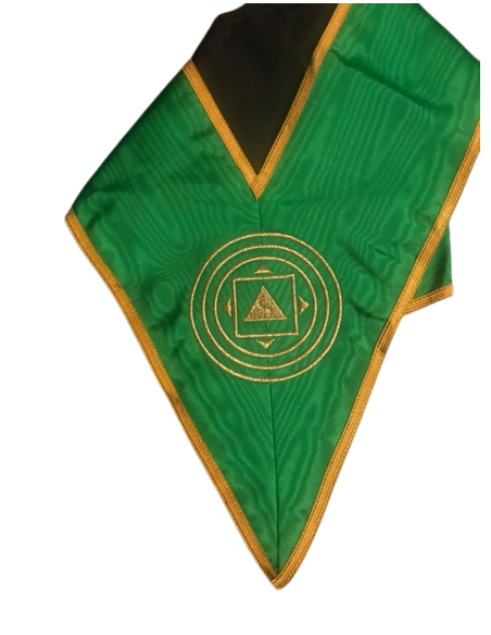 Sautoir / Collier 5eme Degre Maitre Parfait RAPMM (Rite Ancien Primitf Memphis Misraim) Maitre Parfait