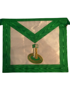 Tablier Cuir 5eme Degre Maitre Parfait RAPMM (Rite Ancien...