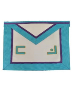 Tablier Cuir Maitre RAPMM (Rite Ancien Primitf Memphis...