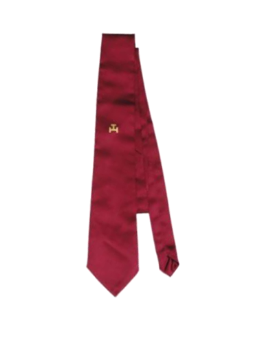 Cravate Soie Rouge Arche Royale 3 Taus