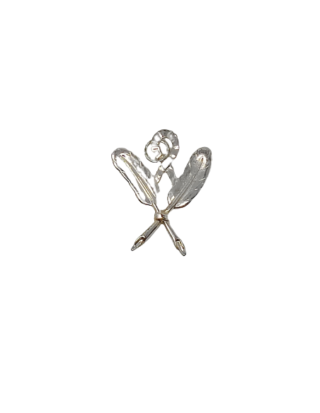 Bijou d'officier de Secrétaire Argent