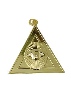 Bijou d'officier de Chapelain Doré RSE (Rite Standard...