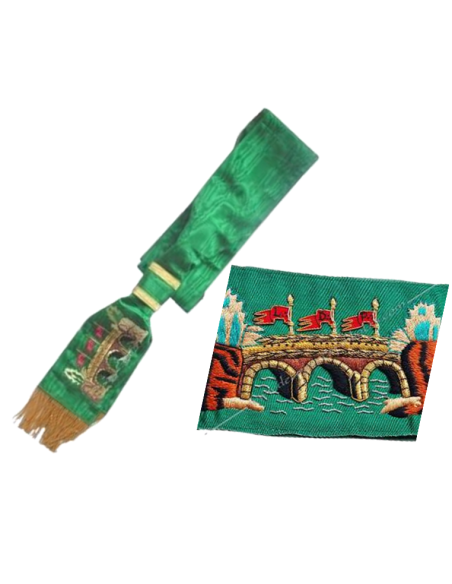 Ceinture 3eme Ordre du RF (Rite Français) Ceinture de Chevalier d'Orient