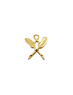 Bijou d'officier de Secrétaire Doré